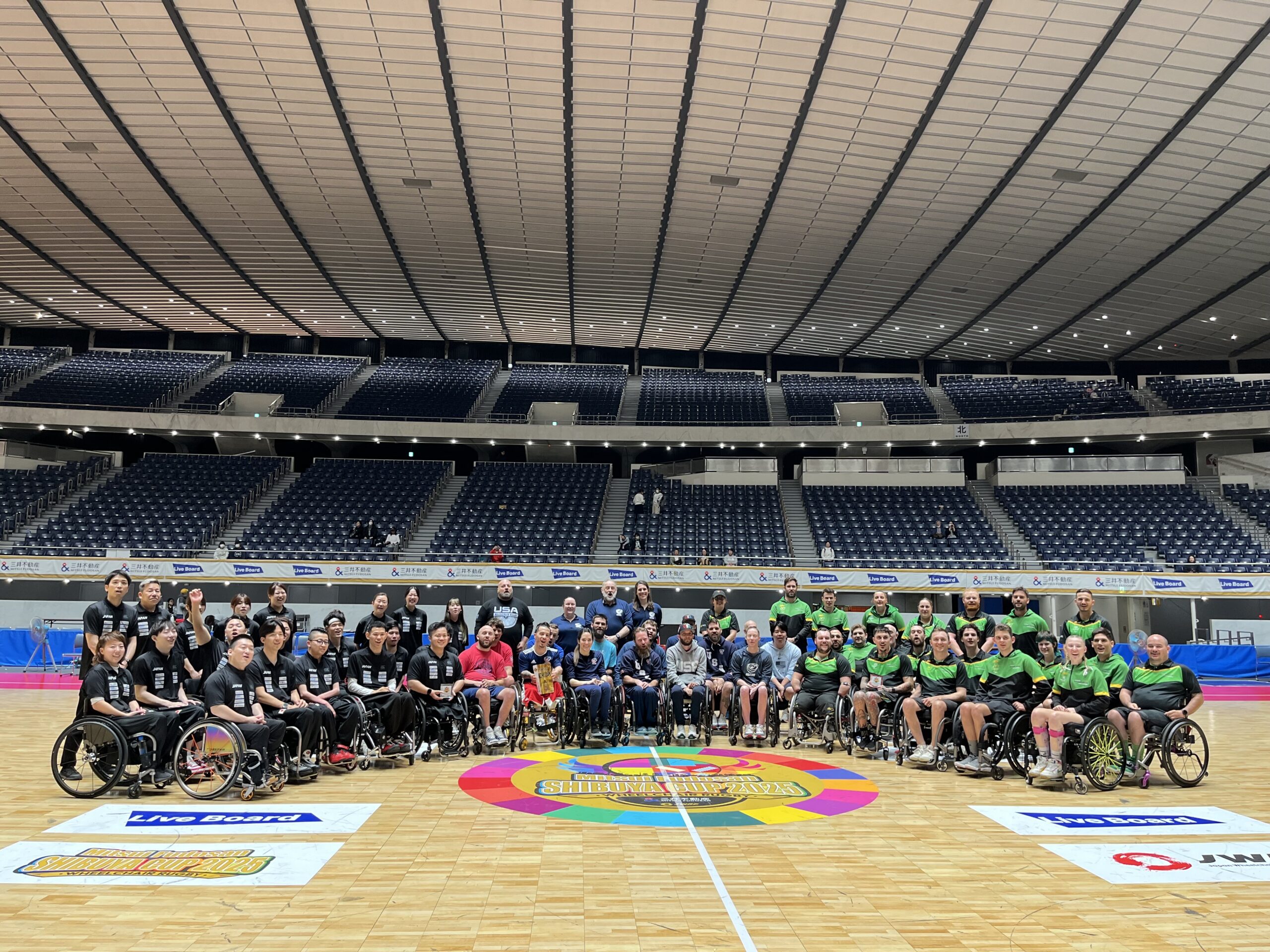 アメリカ、オーストラリアを迎え、車いすラグビー「SHIBUYA CUP 2025」開催