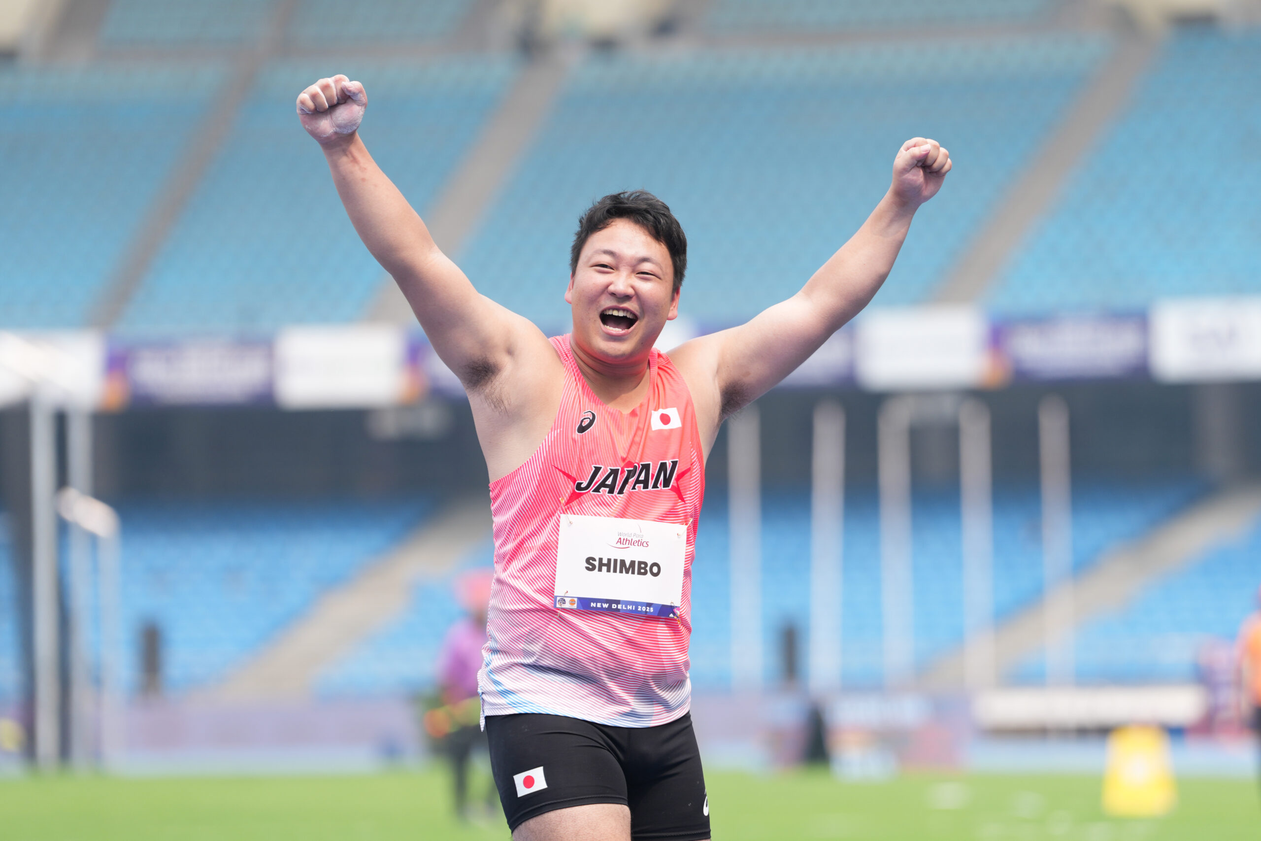 【ニューデリー2025世界パラ陸上: 6日目】新保大和、円盤投げの最終投てきで銀メダルに届くビッグスロー!